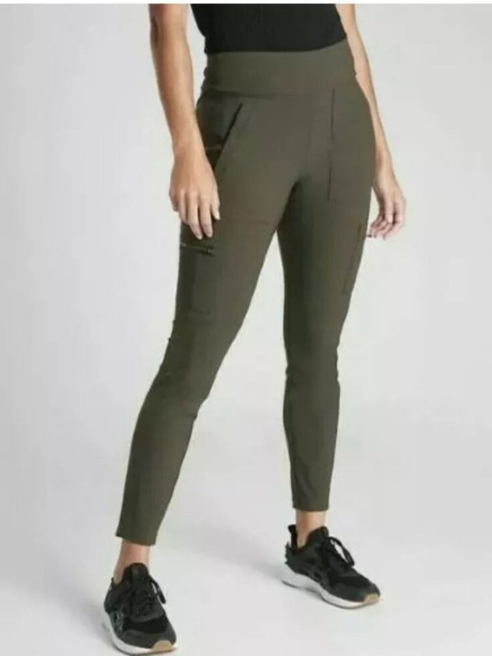 Athleta Headlands Hybrid Cargo Pants Olive Green 2